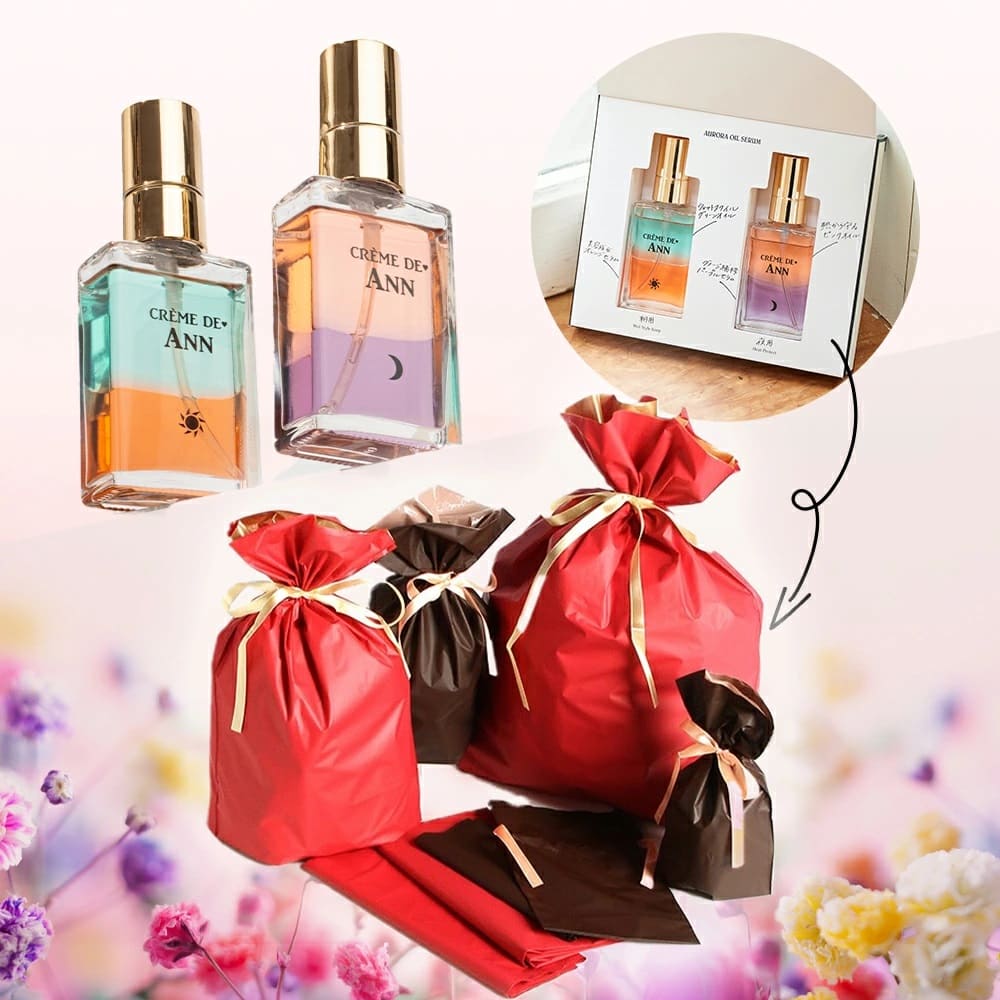【公式】【朝用＆夜用セット】 ヘアオイル スタイリング 潤い まとまり UVケア ダメージヘア プレゼント ラッピング無料 ギフト 【クレムドアン・オーロラオイルセラム】 洗い流さないトリートメント